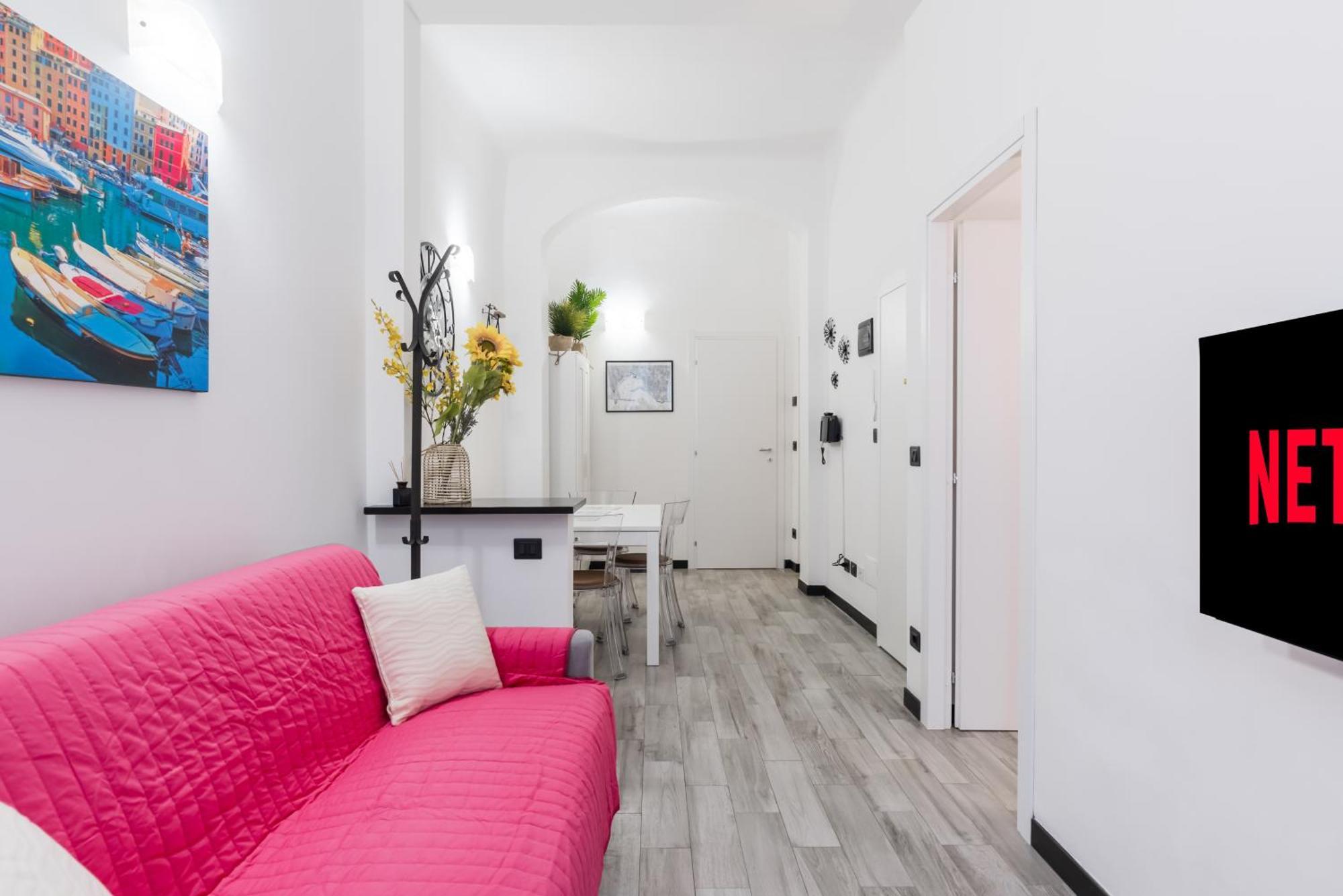 Acquario 5 Minuti, 1Br , Free A-C, Wifi & Netflix "City Center" By Tilo Genova Eksteriør bilde