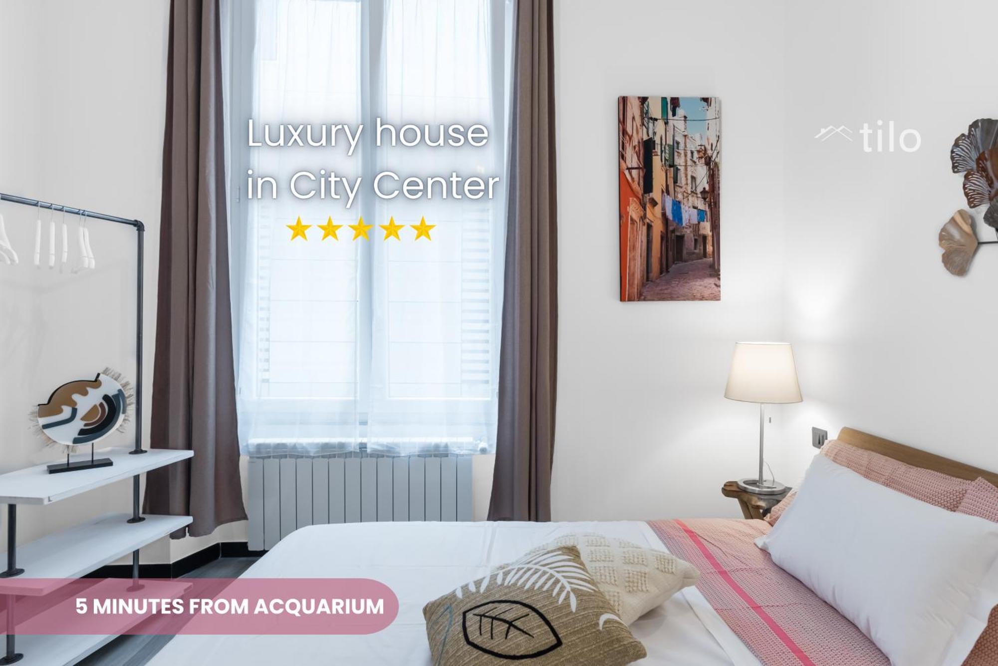Acquario 5 Minuti, 1Br , Free A-C, Wifi & Netflix "City Center" By Tilo Genova Eksteriør bilde